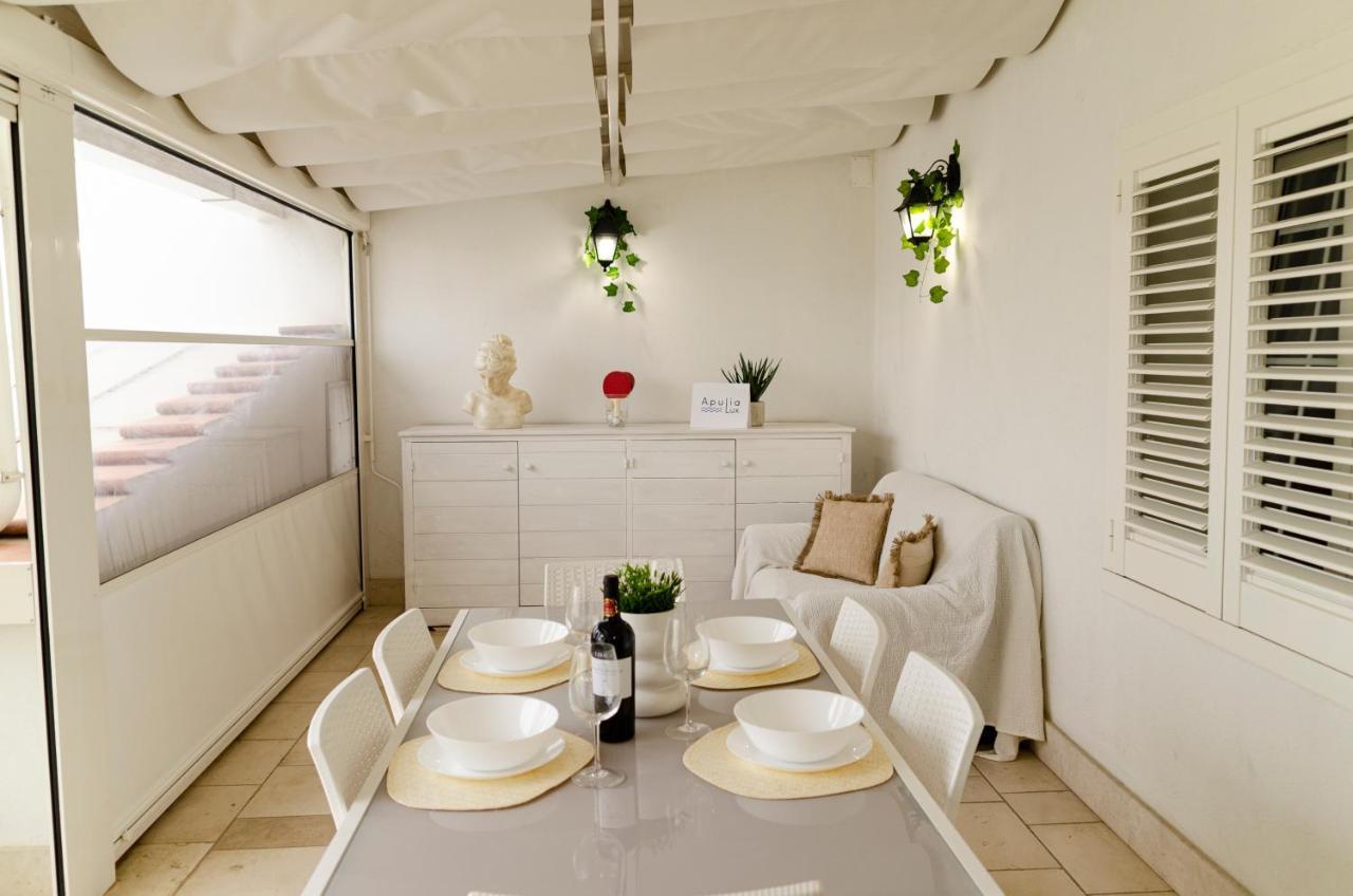 Apartament Apulialux Private 100Mq Rooftop Oasis W Jacuzzi Bari Zewnętrze zdjęcie