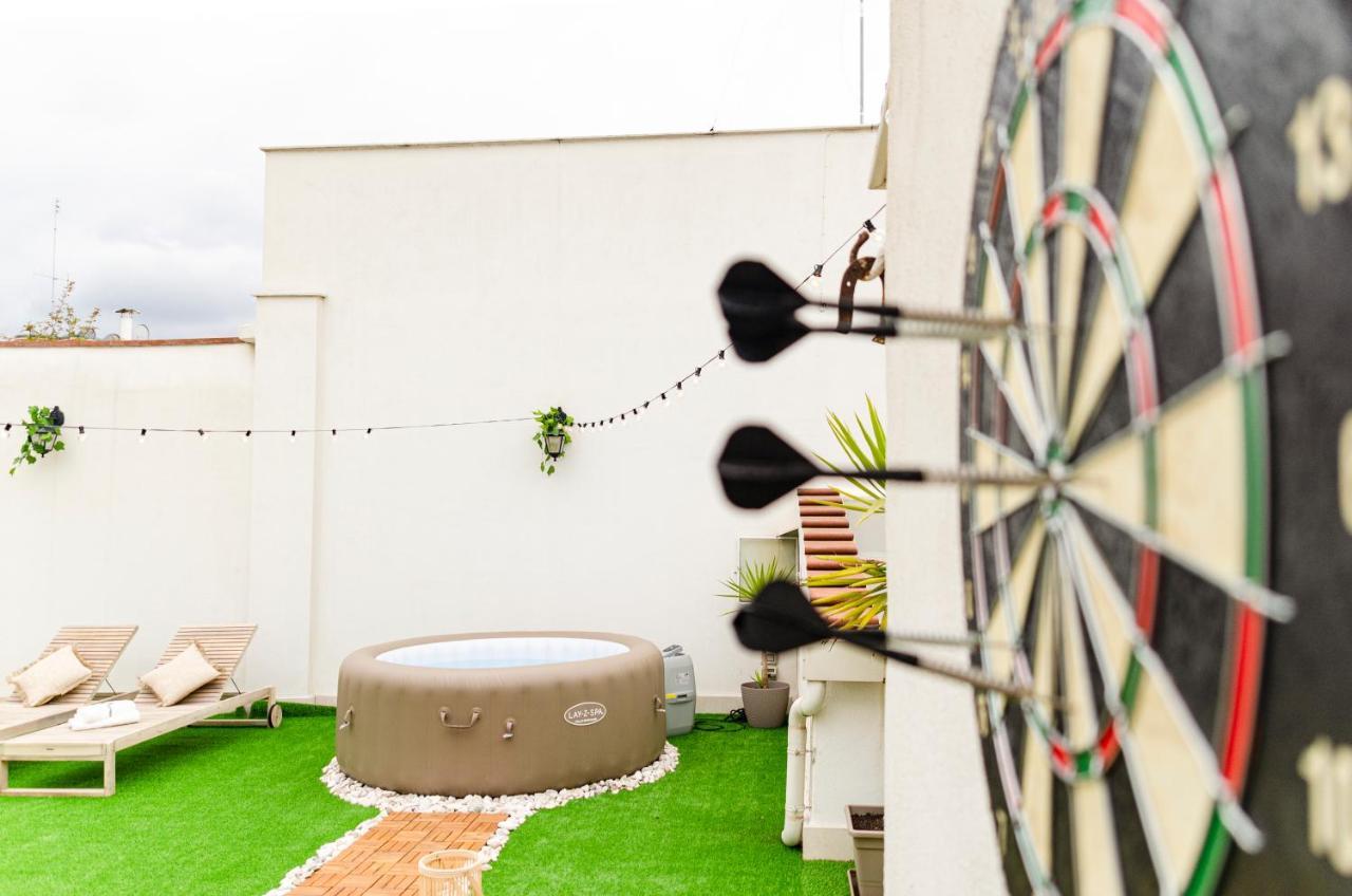 Apartament Apulialux Private 100Mq Rooftop Oasis W Jacuzzi Bari Zewnętrze zdjęcie