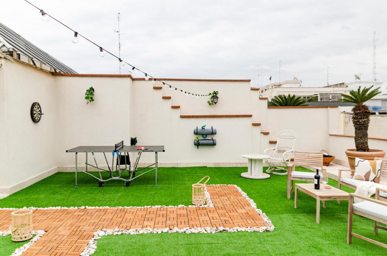 Apartament Apulialux Private 100Mq Rooftop Oasis W Jacuzzi Bari Zewnętrze zdjęcie