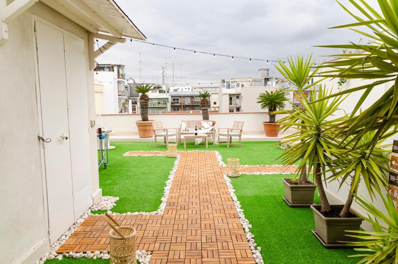 Apartament Apulialux Private 100Mq Rooftop Oasis W Jacuzzi Bari Zewnętrze zdjęcie